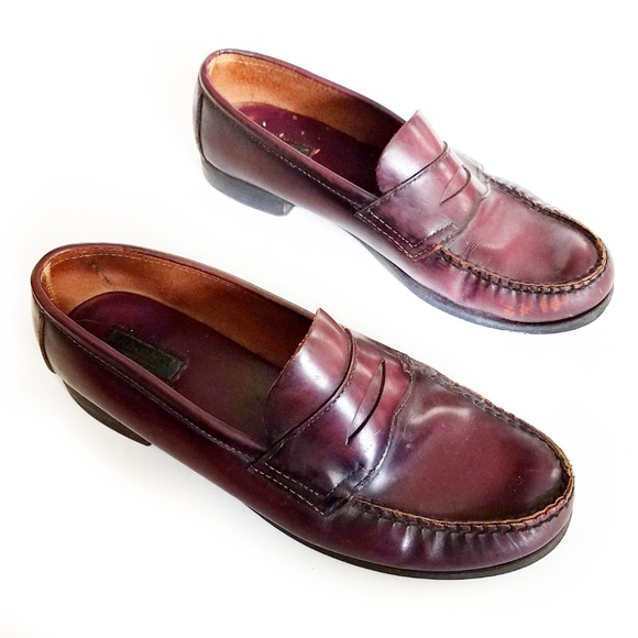Bass | Shoes | Bass Weejuns Whitney Penny Loafer Cordovan Sz 95 | Poshmark